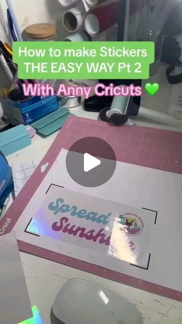 Erin Condren Stickers, Make Stickers, Red Bubble Stickers, Etsy Stickers, How To Make Stickers, Make Your Own Stickers, Like And Share, Tutorial Video, Cricut Vinyl