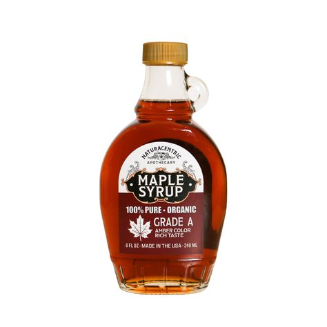 Our 100% Pure, 100% Organic Maple Syrup is sourced from Vermont and is made only from the sap of maple trees. The raw sap is about 2-3% sugar and it is boiled down to evaporate the water and concentrate it to 67% sugar. No other ingredients or preservatives are added. Why we love Maple Syrup:Maple syrup contains an abundant amount of naturally occurring minerals such as calcium, manganese, potassium and magnesium. It’s also a natural source of beneficial antioxidants and numerous phenolic compounds. Variety: Grade A Amber Color with a Rich taste and also has tones of butterscotch Pairs perfectly with coffee, tea, waffles, pancakes, french toast and more. Size: 8 fl oz, easy to pour, glass bottle. Medicinal Honey, Honey Bee Pollen, Fermented Honey, Magnesium Oil Spray, Caffeine In Tea, Bulk Herbs, Organic Maple Syrup, Magnesium Oil, Maple Trees