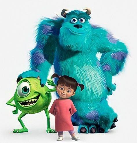 Buu Monster Inc, Pixar Animated Movies, Sully And Boo, Monsters Inc Characters, Monsters Inc Boo, Eid Images, Monster Inc Birthday, Cute Disney Characters, Disney Cuties