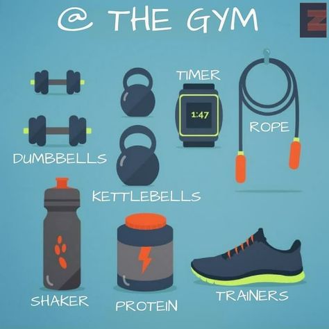 Vocabulary: At the Gym Picture Dictionary, Daily Exercise Routines, Fitness Motivation Pictures, English Vocab, Teaching Skills, Learning Apps, English Tips, English Idioms, Fitness Tools