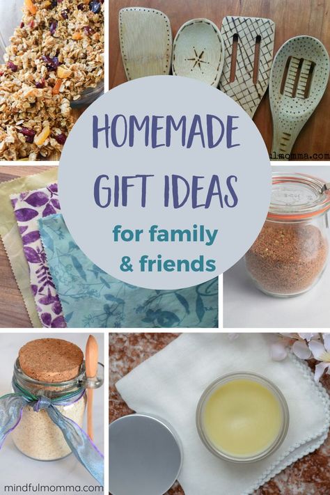 Lots of easy homemade gift ideas including food gifts, DIY natural beauty products and eco-friendly gifts for the home - that are perfect for family, friends, teachers and more. | #DIY #homemade #gifts #holiday Diy Natural Beauty Products, Easy Homemade Gift Ideas, Diy Gifts For Christmas, Homemade Gifts For Friends, Homemade Gift Ideas, Gifts Homemade, Easy Homemade Gifts, Diy Food Gifts, Homemade Food Gifts