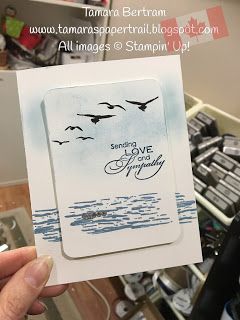 Stampin Up High Tide, Stampin Up Sympathy, Stampin Up Sympathy Cards, Sympathy Card Ideas, Birthday Card For Men, Sea Cards, Card For Men, Men Pictures, Sympathy Cards Handmade