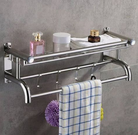 Restroom Storage, Bathroom Wall Shelf, Mounted Towel Rack, Chrome Towel Rail, Bathroom Caddy, Wall Mounted Towel Rack, Bathtub Tray, Double Towel Rail, Bathroom Wall Shelves