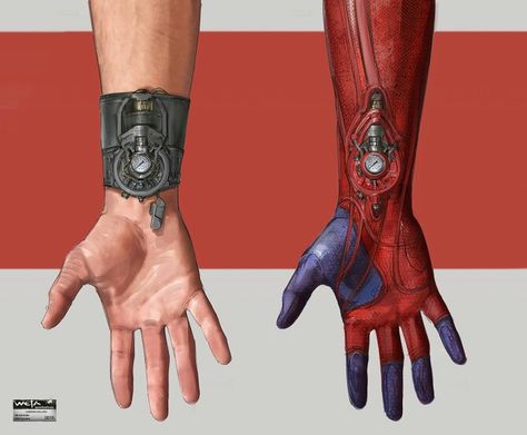 The Amazing Spider-Man 2 Concept Art Web Shooters, The Amazing Spiderman 2, Spider Man Web, Spiderman Tattoo, Spider Man Suits, Spiderman Web, Parker Spiderman, Spiderman Suits, Spiderman 2