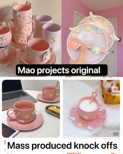 ♥︎ Mao Projects Ceramics on Instagram: "It is with great sadness that we share a third product from us that has been knocked off and mass produced overseas 😥 More info in the images. …. We want to thank everyone that has supported Mao Projects by purchasing, sharing the work, or engaging in other ways including letting us know where the knockoffs are being sold. It means so much to have such a supportive community around us ❣️ (Last photo credit @annngeline )" Mao Projects, Knock Knock, Photo Credit, Ceramics, Quick Saves, Instagram