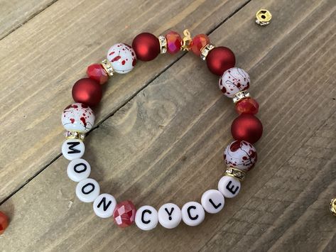 Melanie Martinez bracelet titled Moon Cycle Melanie Bracelet Ideas, Melanie Martinez Bracelet, Skibidi Melanie, Melanie Martinez Merch, Fan Bracelet, Bracelet Craft, Moon Cycle, Bracelet Inspo, Bracelet Craft Diy