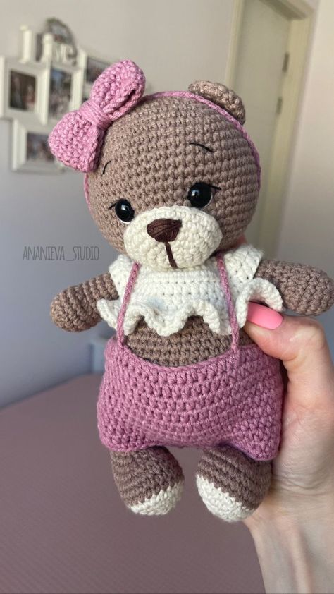 Easter Crochet Patterns Free, Amigurumi Teddy Bear, Handmade Baby Toys, Crochet Bear Patterns, Crochet Patterns Free, Amigurumi Bear, Crochet Animal Amigurumi, Crochet Teddy Bear Pattern, Easter Crochet Patterns