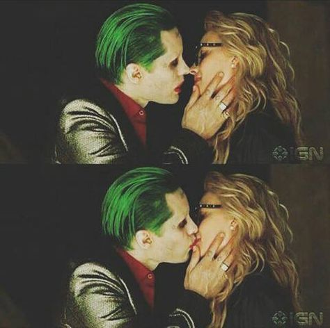 The Joker & Harley Quinn Naomi Lapaglia, Arley Queen, Hahaha Joker, Joker Y Harley Quinn, Joker Harley Quinn, Jared Leto Joker, Leto Joker, Harley And Joker Love, Der Joker