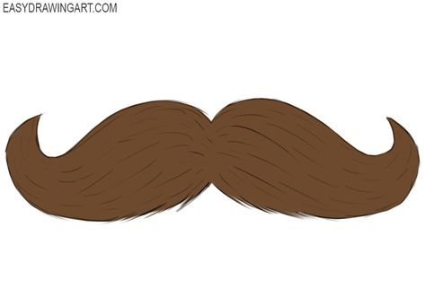 How to Draw a Mustache | Easy Drawing Art How To Draw A Mustache, Drawing Mustache, Moustache Drawing, Mustache Drawing, Simple Car Drawing, Car Drawing, Drawing Simple, Basic Drawing, Easy Drawing