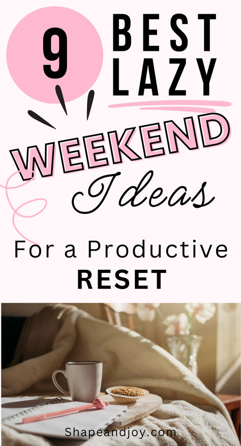 Looking for a productive, lazy Sunday schedule? My perfect daily morning care list is packed with ideas for a healthy and ideal routine! This weekend routine includes a morning routine checklist, weekend glow-up routine, and good morning schedule. From a summer productive routine to weekend self-care and Sunday habits, this guide is your go-to for relaxing things to do and a healthy lifestyle reset. Lazy Day Things To Do, Self Care Bedtime Routine, Weekend Routine Schedule, Self Care Routines, Lifestyle Reset, Manifesting Challenge, Sunday Schedule, Ideal Routine, Sunday Morning Routine