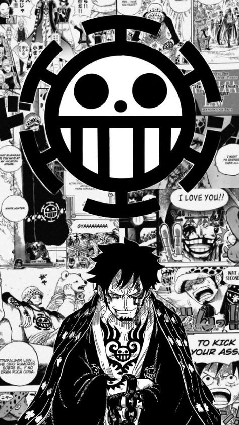 Law Trafalgar Wallpaper, Trafalgar Law Wallpapers Aesthetic, Trafalgar D Water Law Wallpaper, Law Wallpaper One Piece, Law Wallpaper, Trafalgar Law Wallpapers, Trafalgar D Water Law, Anime Backgrounds, Cool Anime Backgrounds