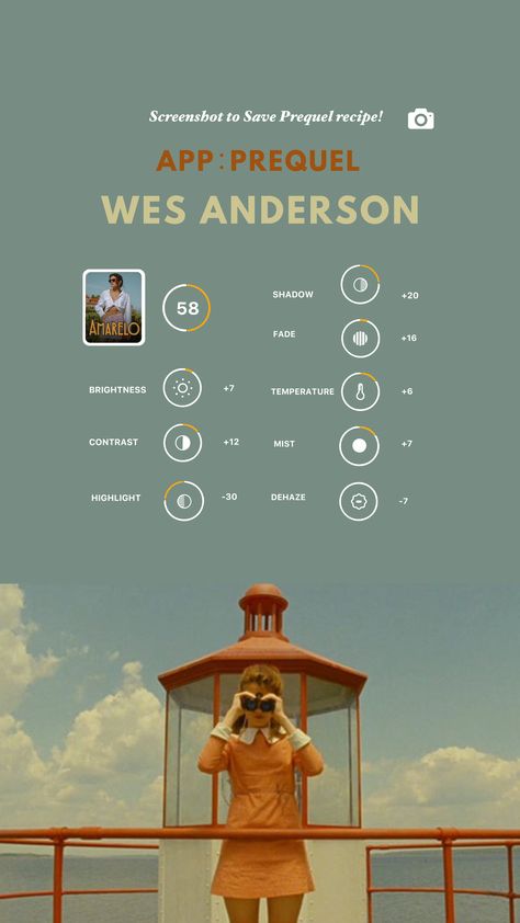 Wes Anderson Photo Editing, Wes Anderson Color Grading, Prequel Edit Tutorial, Wes Anderson Edit, Wes Anderson Preset, Wes Anderson Color, West Anderson, We Anderson, Wes Anderson Style