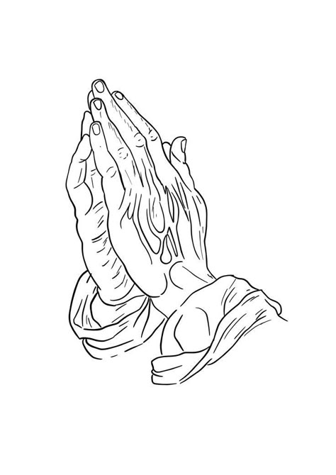 Praying Hands Tattoo Stencil, Praying Hands Tattoo Design Ideas, Tattoo Stencils Outline Design, Prayer Hands Tattoo, Pray Tattoo, Traditional Tattoo Black And White, Praying Hands Tattoo Design, Dragon Tattoo Drawing, Mom Dad Tattoo Designs