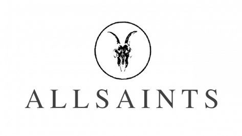 AllSaints Logo | evolution history and meaning All Saints Clothing, All Saints Logo, Logo Evolution, Flamboyant Natural, Healthy Instant Pot Recipes, Skull Logo, Brand Logos, The 1990s, Anatomy Art