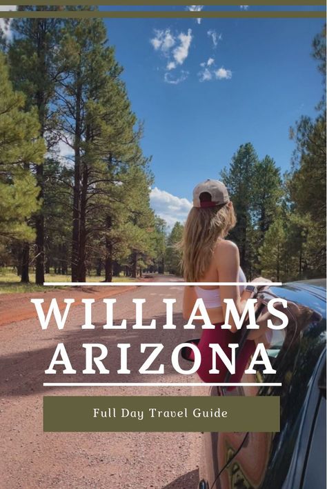 Full day travel guide for Williams Arizona - the best things to do in Williams in just one day to get the most out of your trip. One Day Travel Guides & Photography Arizona Day Trips, Arizona Bucket List, Williams Az, Williams Arizona, Go Usa, Arizona Photography, Arizona Travel, American Travel, Grand Canyon National Park