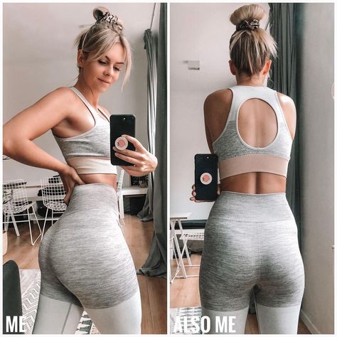 Elise ✰ Fitness on Instagram: “ENJOY MY SQUARE BUTT 👌 Left is the ideal body type right? Small waist big bum. I get tons of complements when I post pics like this. “That…” Big Bum, Body Fat Percentage, Exercise Inspiration, Girlfriend Pictures, Yoga Motivation, Female Fitness, Fitness Inspiration Body, Ideal Body, Motivation Workout