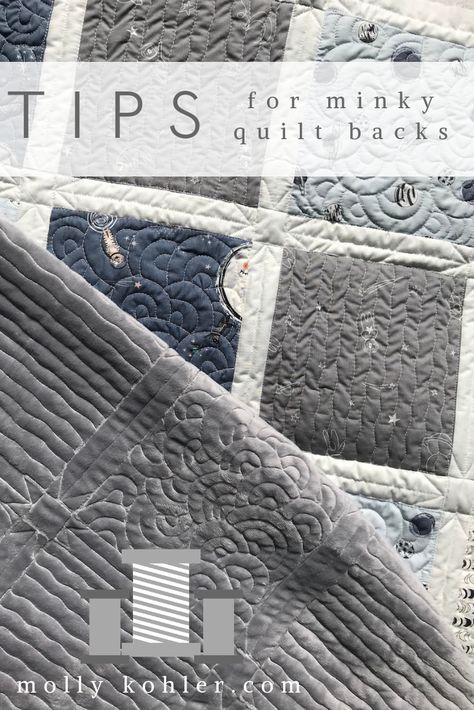 Backing A Quilt, Minky Quilt, Cluck Cluck Sew, Long Arm Quilting, Quilting Room, My Sewing Room, New Blog Post, Quilting Tips, Luxury Blanket