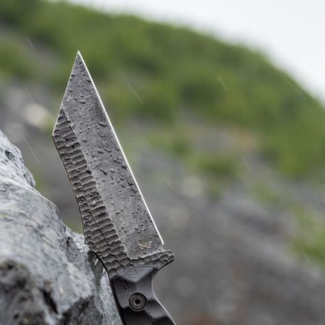 Stroup Knives, LLC on Instagram: "TU3. Everyone wants to be a Viking. This is our larger Seax knife. This blade profile is very versatile. Great for putting on your kit or for taking out in the woods. 

#everydaycarrygear #fixedblade #veteranowned" Seax Knife, In The Woods, Vikings, This Is Us, On Instagram, Instagram