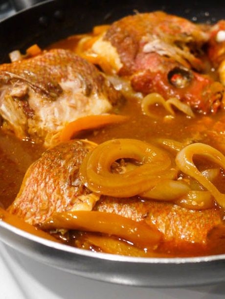 Stewed Fish Carribean, Jamaican Brown Stew Fish, Stew Fish Carribean, Jamaican Brown Stew Fish Recipes, Caribbean Fish Stew, Brown Stew Snapper, Jamaican Stew Fish, Stewed Fish Recipe, Jamaican Fish Soup