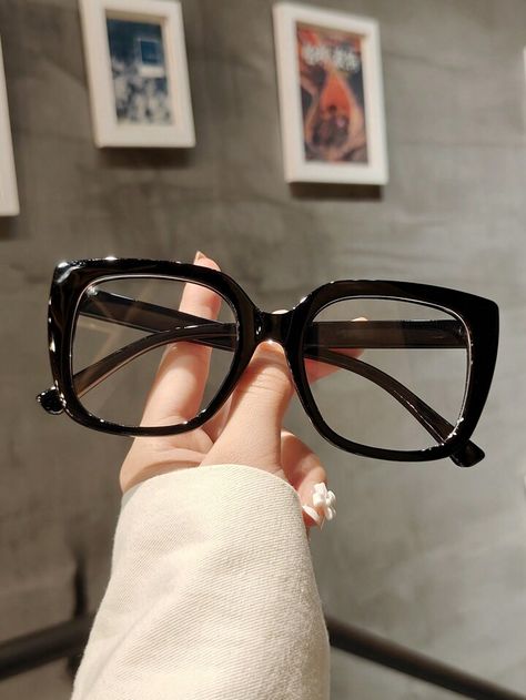 Collar Embellished Women Accessories Black Cat Eye, Accessories Blue, Clear Glasses, Black Cat Eyes, Glasses For Women, Blue Light Glasses, Fashion Eyeglasses, Eyewear Accessories, Eyeglasses For Women