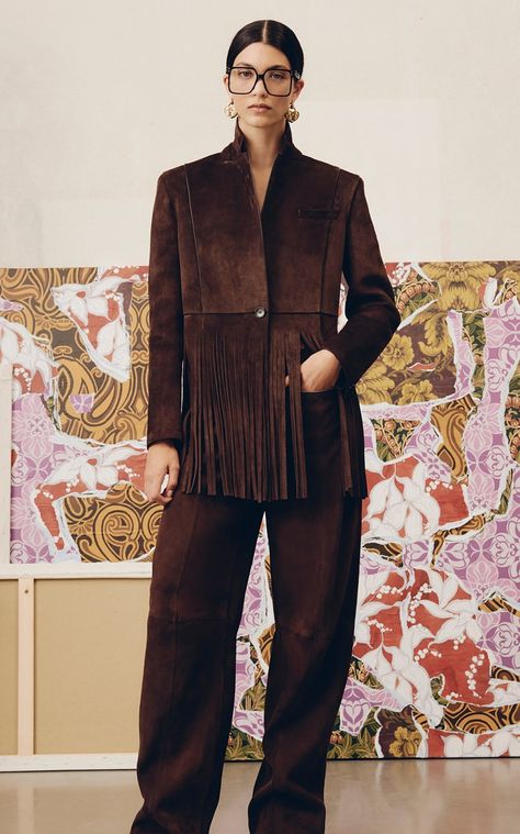 Women's Etro Pre Fall 2025 Collection | Moda Operandi Women Suits Business, Business Outfit Women, Hermes House, Trouser Fashion, Pants Business Casual, Coat And Pants, Blazers Women, Plisse Dress, Thanksgiving Fashion