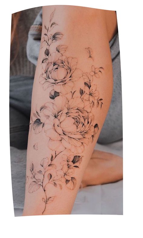 Wildflower Side Tattoo, Heavily Tattooed, Front Shoulder Tattoos, Tattooed People, Worst Tattoos, Bone Tattoo, Flower Wrist Tattoos, Special Tattoos, Flower Tattoo Arm