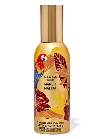 Mango Mai Tai Concentrated Room Spray | Bath & Body Works Mango Mai Tai, Room Air Freshener, Fruity Drinks, Room Sprays, Room Smells, Mai Tai, Refresh Your Home, Skin Care Items, Perfume Lover