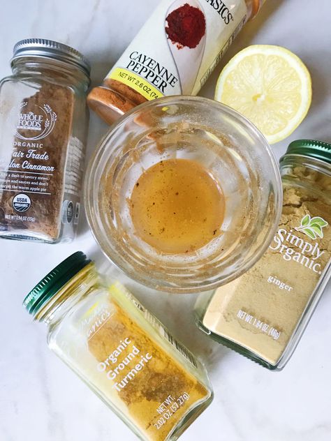 Glowing Skin & Gut Shot (GSGS): I drank this every day for 30 days, and here's what happened. Gut Shots, Drinking Apple Cider Vinegar, Juice Shop, Turmeric Shots, Homemade Beauty Recipes, Ginger Shot, Apple Cider Vinegar Drink, Wellness Shots, Healing Recipes