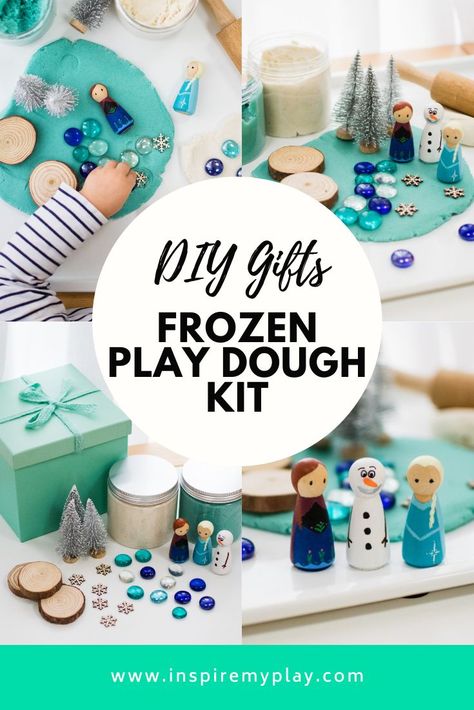 Do you know any little Frozen fans? Our DIY Frozen Play dough kit is the perfect gift for all the Anna, Elsa & Olaf enthusiasts out there! Play Dough Provocations, Frozen Playdough Kit, Kindy Provocations, Sand Kits, Frozen Playdough, Playdough Area, Classroom Playlist, Frozen Play, Diy Gift For Kids