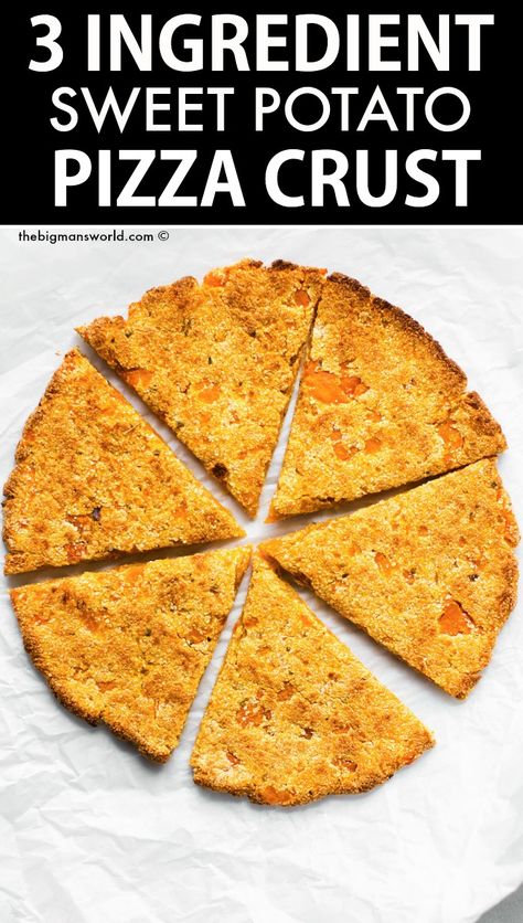 Potato Pizza Crust, Sweet Potato Pizza Crust, Sweet Potato Pizza, Potato Pizza, Paleo Pizza, Pizza Crusts, Pizza Sandwich, Pizza Crust Recipe, Cauliflower Crust Pizza