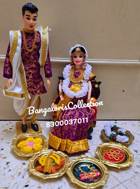 Seemantham Decoration Plates, Seemantham Plate Decoration Ideas, Aarthi Plates Decoration, Seemantham Decoration, Indian Baby Shower Decorations, Barbie Decorations, Quilling Dolls, Baby Shower Plates, Indian Baby Showers