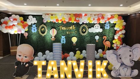 Birthday Decorations on Instagram: “Today 2nd Event " TANVIK" 2nd Birthday Party At Sria Banquet Hall, Madeenaguda, Miyapur, Hyderabad, Telangana. For More Details & Party…” Banquet Hall Decorations Birthday, Birthday Party Decorations Banquet Hall, Birthday Party Halls, Birthday Decors, Birthday Theme Decoration, Convention Hall, Baby Birthday Decorations, Balloons Decorations, Party Hall