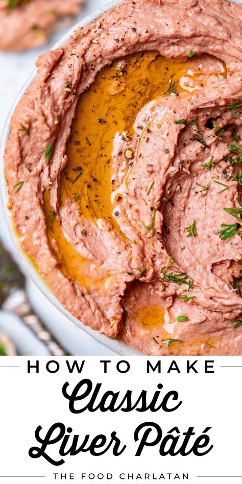 Liver Pâté Recipe from The Food Charlatan Pate Board, Homemade Pate Recipes, Pate Recipes Homemade, Liver Sausage Dip, Liver Sausage Recipes, French Pate Recipe, Pate Recipe Homemade, Liver Paste Recipe, Chicken Livers Recipe