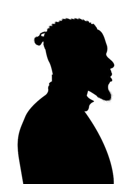 Braid curly short hair black man silhoue... | Premium Vector #Freepik #vector #beard #male-hair #man-head #man-hair Black Man Silhouette, Curly Short Hair, Man Silhouette, Hair Man, Hair Clipart, Afro Men, Men Art, Male Hair, Short Hair Black