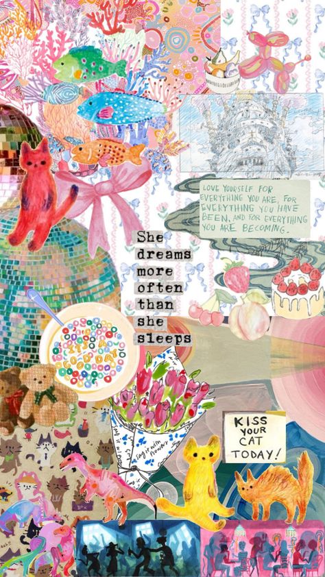 Been a while, but here’s my spring background! #wallpaper #art #quotes #vibes #maximalism  #harrystyles #vintage #pinkaesthetic #aesthetic #collage Maximalism Aesthetic, Collage Wallpaper, Spring Background, Wallpaper Art, Maximalism, Aesthetic Collage, Background Wallpaper, Art Quotes, Collage