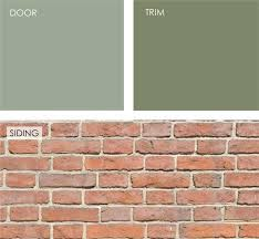 Help! What Color Should I Paint My Front Door? Tan Brick House Exterior, Pink Brick House, Orange Brick House Exterior, Orange Brick Houses, Exterior Paint Colours, House Brick, Exterior Paint Schemes, Exterior House Siding, Brick House Exterior