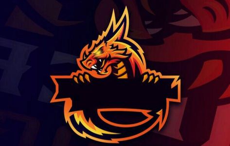 #gaming #gaminglogo #logo #fortnite #dragon Dragon Logo, Fire Dragon, Red, Blue, Black