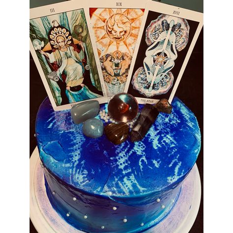 Tarot Card Cake, Witch Birthday, 17 Birthday Cake, 27th Birthday, 17th Birthday, Tarot Card, Amazing Cakes, Tarot Cards, Birthday Ideas