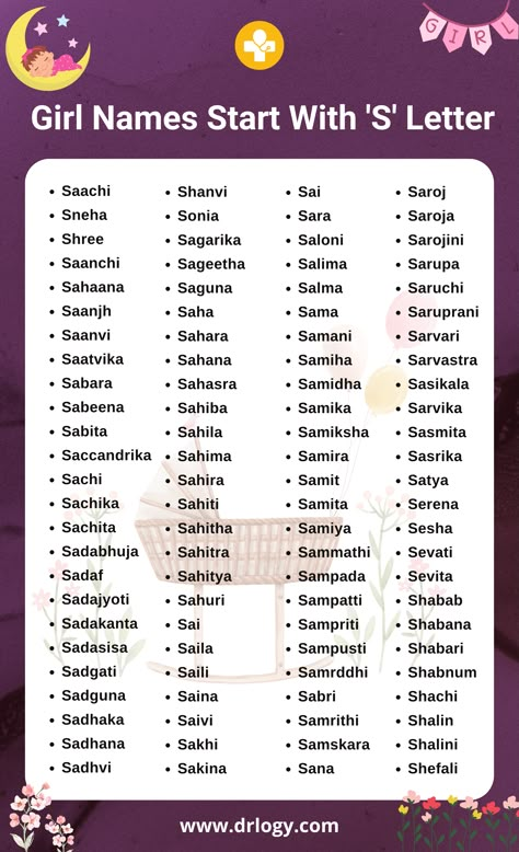 Baby Girl Names Start With 'S' Letter S Name For Girl, Name Ideas Indian, Hindi Names For Baby Girl, Unique Baby Girl Names Indian, Girls Names Unique Indian Hindu, Baby Girl Names Unique Indian, Indian Baby Names Unique, Names With S, S Name