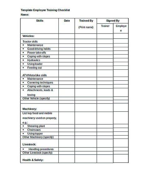 Employee Training Checklist Template Word Format Download , Checklist Template Easy and Helpful Tools for You , Checklist template is one of note taking activities that people may underestimate it. However, this small thing has many tools available from conventional to modern device. Employee Availability Template, Training Checklist, Training Plan Template, Training Template, Onboarding Checklist, Smart Goals Template, Train Template, Gantt Chart Templates, Cleaning Checklist Template