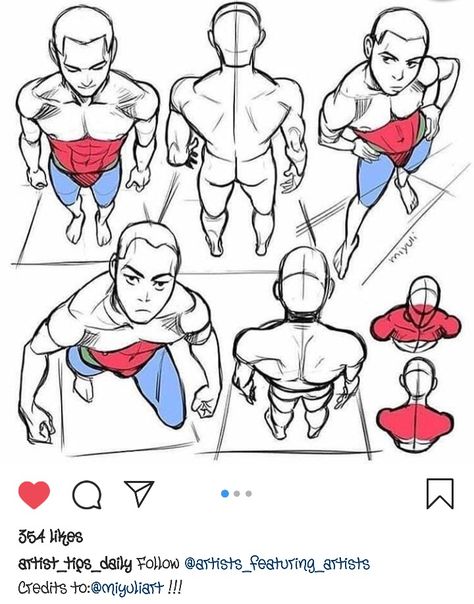 perspective ref. from instagram Perspective Drawing Lessons, Draw Manga, Human Figure Drawing, Body Reference Drawing, Anatomy Poses, Perspective Art, Perspective Drawing, Anatomy Drawing, Poses References