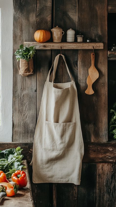 Elevate your culinary style with a Taurus-inspired farm-to-table ensemble: linen apron, wooden spoon, and fresh produce set in a rustic kitchen; where fashion meets flavor. Easy Macrame Bookmark, Farm Accessories, Macrame Bookmark, Farm Apron, Zodiac Fashion, Beautiful Bookmarks, Easy Macrame, Wooden Spoon, Crafts Beautiful