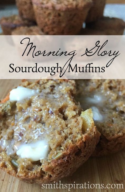 Sourdough Scones Overnight, Sourdough Morning Buns, Overnight Sourdough Breakfast, Sour Dough Breakfast Recipes, Sourdough Discard Muffins Recipe, Active Sourdough Muffins, Sourdough Pancake Muffins, Sourdough Morning Glory Muffins, Add Ins For Sourdough Bread