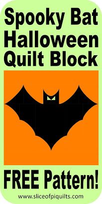 FREE spooky bat quilt block Bat Quilt Block, Bat Quilt, Free Quilt Block Patterns, Halloween Quilt Patterns, Halloween Quilt, Orange Quilt, Cathedral Window, Quilt Block Patterns Free, Cute Quilts