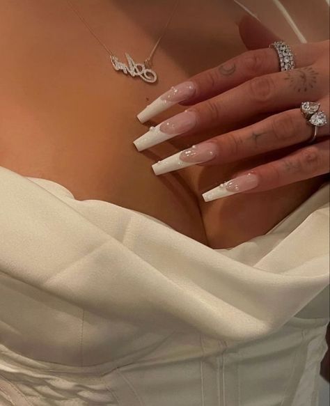 White Nails, Nail Polish, Nails, White