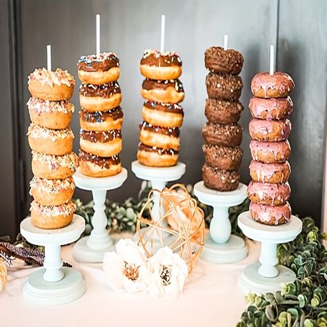 Faster shipping. Better service Donut Stand, Donut Wall, Baby Shower Brunch, Wedding Dessert Table, Birthday Brunch, Donut Party, Party Table Decorations, Bridal Brunch, Brunch Party