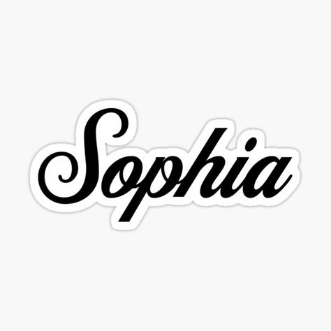 Sophia Stylish Retro Vintage Handwriting Name design is great gift idea for people whose name is Sophia. • Millions of unique designs by independent artists. Find your thing. Vintage Hand Lettering, Sophia Name, Stylish Handwriting, Vintage Handwriting, Name In Cursive, Disney Letters, Name Letters, Name Design, Name Tags