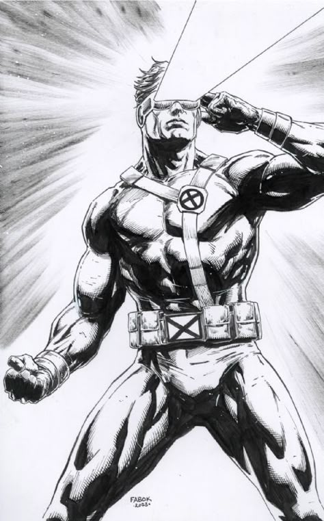 Cyclops Reference, Jason Fabok, Comic Art Sketch, Comic Book Drawing, Black And White Comics, Skull Art Drawing, Univers Marvel, Doctor Strange Marvel, Comic Book Art Style