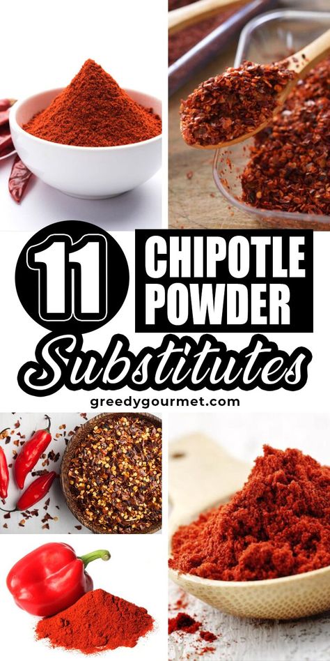 11 Chipotle Powder Substitutes Chipotle Chili Powder Recipes, Chipotle Powder Recipe, Chili Spice Recipe, Chili Powder Substitute, Chipotle Menu, Chipotle Powder, Chipotle Paste, Smoked Jalapeno, Chipotle Seasoning