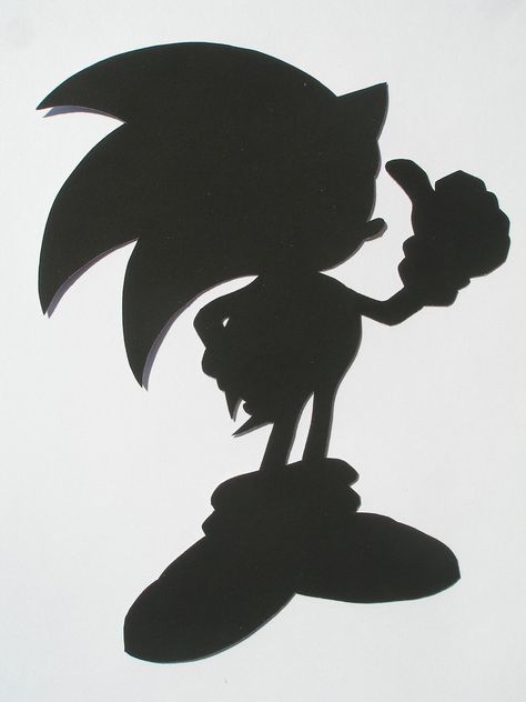 Sonic Silhouette, Cricket Designs, Decoraciones Ramadan, Cut Paper Art, Sonic Dash, Shadow Silhouette, Silhouette Paper, Paper Cutout Art, Stencil Ideas